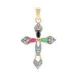 Ciondolo in argento con Rubino