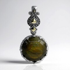 Ciondolo in argento con Labradorite (Annette classic)