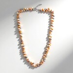 Collana in argento con Perla d'Acqua Dolce Bianca