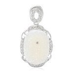 Colgante en plata con Ágata brillante