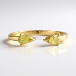 Anello in argento con Sfene