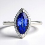 Anello in oro con Tanzanite AAA (CIRARI)
