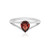 Mozambique Garnet Silver Ring