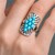 Bague en argent et Turquoise Sleeping Beauty (Faszination Türkis)