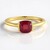Anello in argento con Rubino Bemainty
