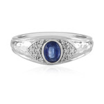 Anillo en plata con Cianita de Nepal