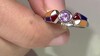 Anillo en plata con Amatista Rosa de Francia (SAELOCANA)