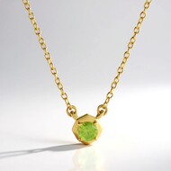 Collier en argent et Sphène (de Melo)