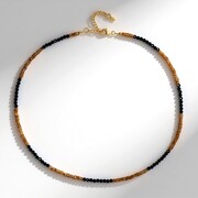 Collana in argento con Zircone Cognac