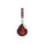 Mozambique Garnet Silver Pendant