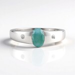 Anello in argento con Grandidierite