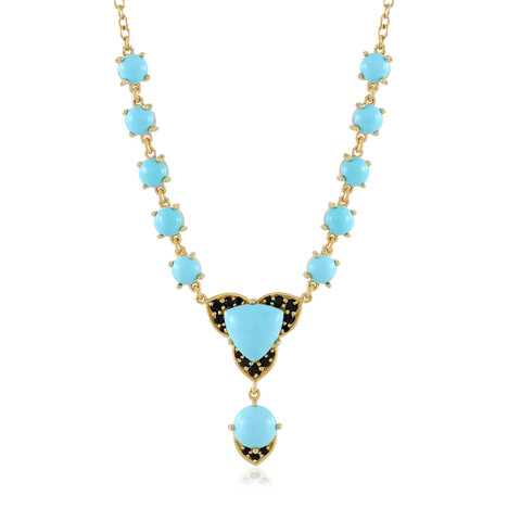 Collar en plata con Turquesa bella durmiente (Faszination Türkis)