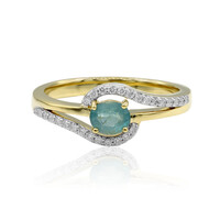 Anello in oro con Grandidierite (AMAYANI)