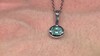 Colgante en plata con Apatita azul (Pallanova)