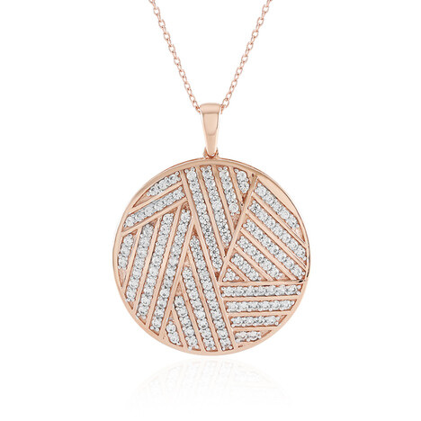 Zirkon-Silberhalskette (KM by Juwelo)