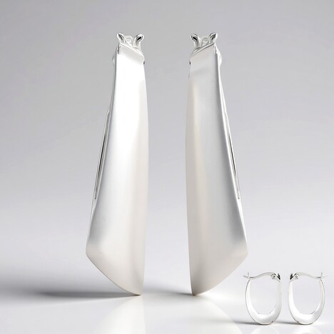 Boucles d'oreilles en argent