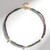 Collier en argent et Grenat magenta (Riya)