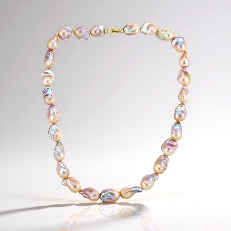 Collana in oro con Perla di Acqua Dolce (TPC)