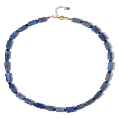 Collier en argent et Aventurine bleue