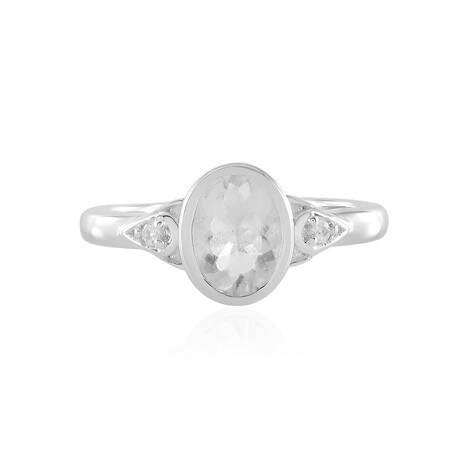 Mexikanischer Hyalith-Opal-Silberring