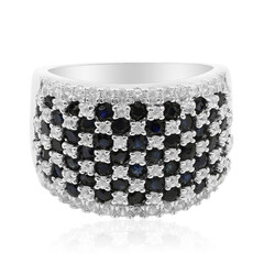 Blue Sapphire Silver Ring