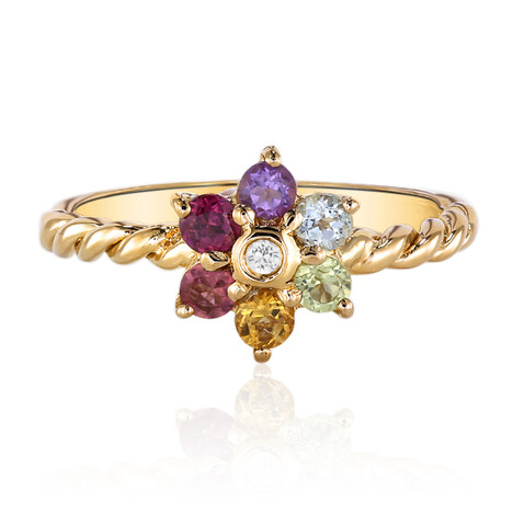 Zilveren ring met een amethist