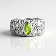 Peridot-Silberring (de Melo Essence)