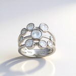 Anello in argento con Zircone (Adela Silber)