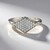 Bague en argent et Zircon