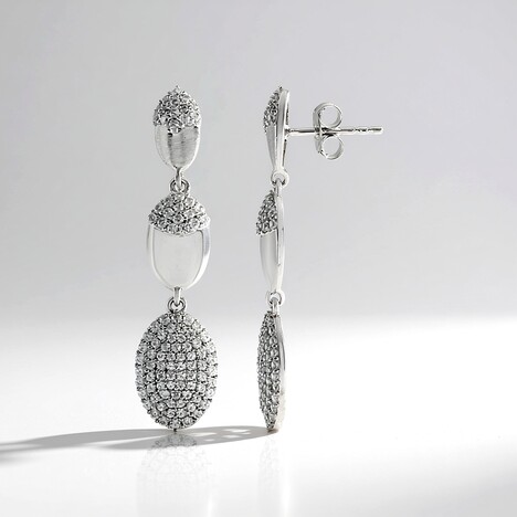 Orecchini in argento con Zircone (de Melo Essence)