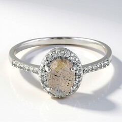 Bague en argent et Labradorite