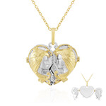 Collar en plata con Diamante I1 (H)  (Gems en Vogue)