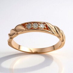 Anello in oro con Diamante Rose de France SI1 di Argyle (Annette)