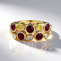 Anello in oro con Rubino Mozambico (Adela Gold)