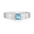 Anillo en plata con Zircón de Ratanak Kirí (Adela Silber)