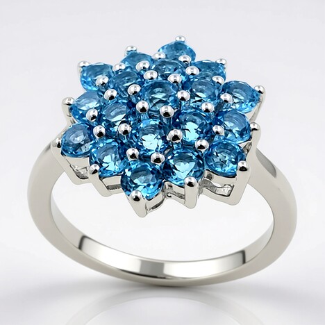 Anello in argento con Topazio Marambaia