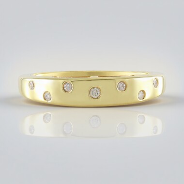Bague en argent et Diamant I2 (H)