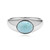 Larimar-Silberring