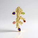 Ciondolo in argento con Ametista Zambiana (MONOSONO COLLECTION)
