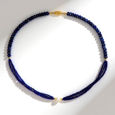 Collana in argento con Perla d'Acqua Dolce Bianca (Adela Silber)
