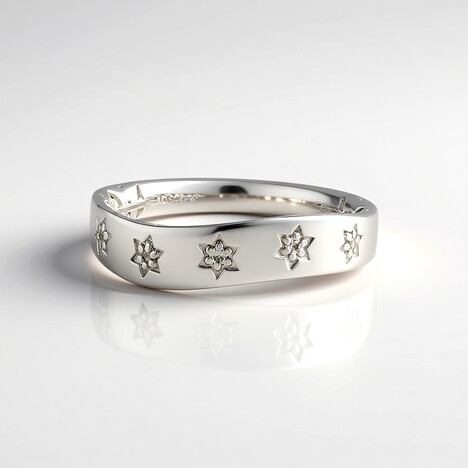 Bague en argent et Zircon (Ornaments by de Melo)
