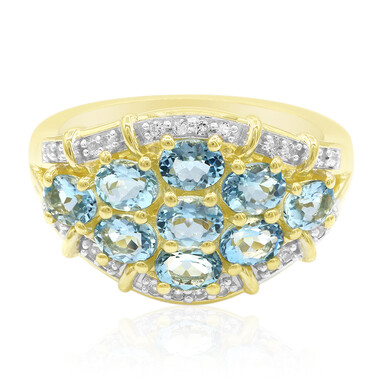 Anello in oro con Acquamarina Santa Maria Africana