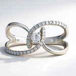 Anello in oro con Diamante SI2 (H)