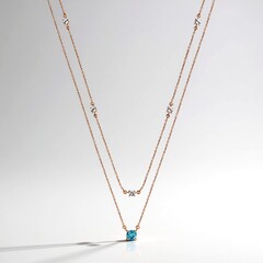 Collier en argent et Zircon de Ratanakiri (Adela Silber)