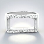 Anello in argento con Zircone