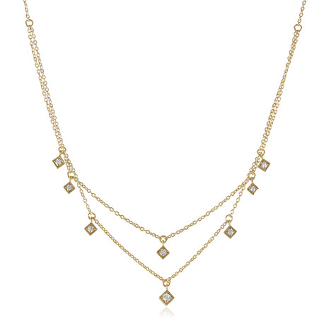 Zirkon-Silbercollier