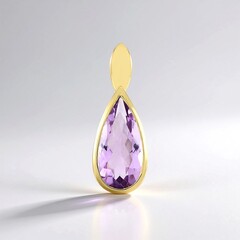 Ciondolo in argento con Ametista Rose de France
