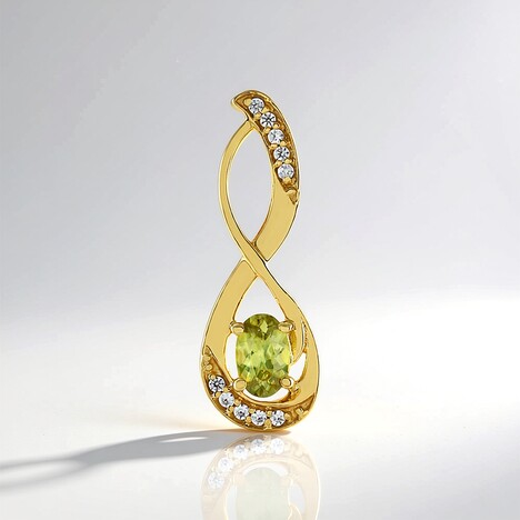 Pendentif en argent et Sphène