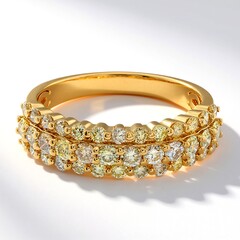 Anello in oro con Diamante Fancy SI2