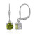 Pendientes en plata con Peridoto de Birmania